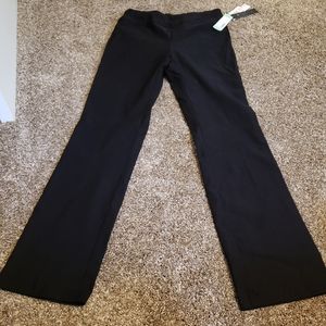 Black bootcut dress pants